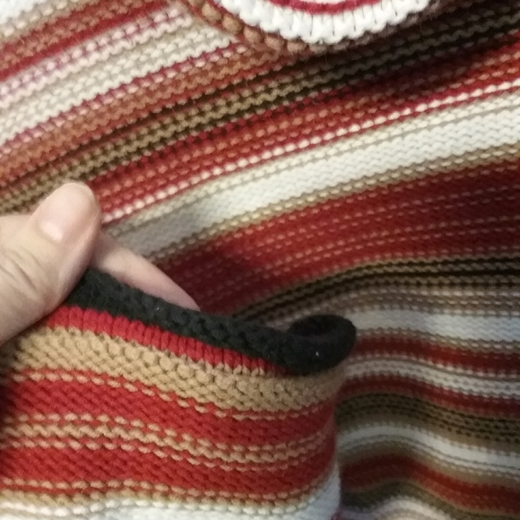 Talbots Striped long-sleeve roll neck/ turtleneck sweater - Picture 6 of 6